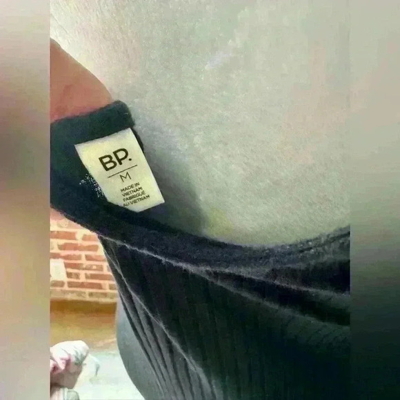 BP Women’s Front Button Black Midi Dress-Size Medium - Picture 3 of 7